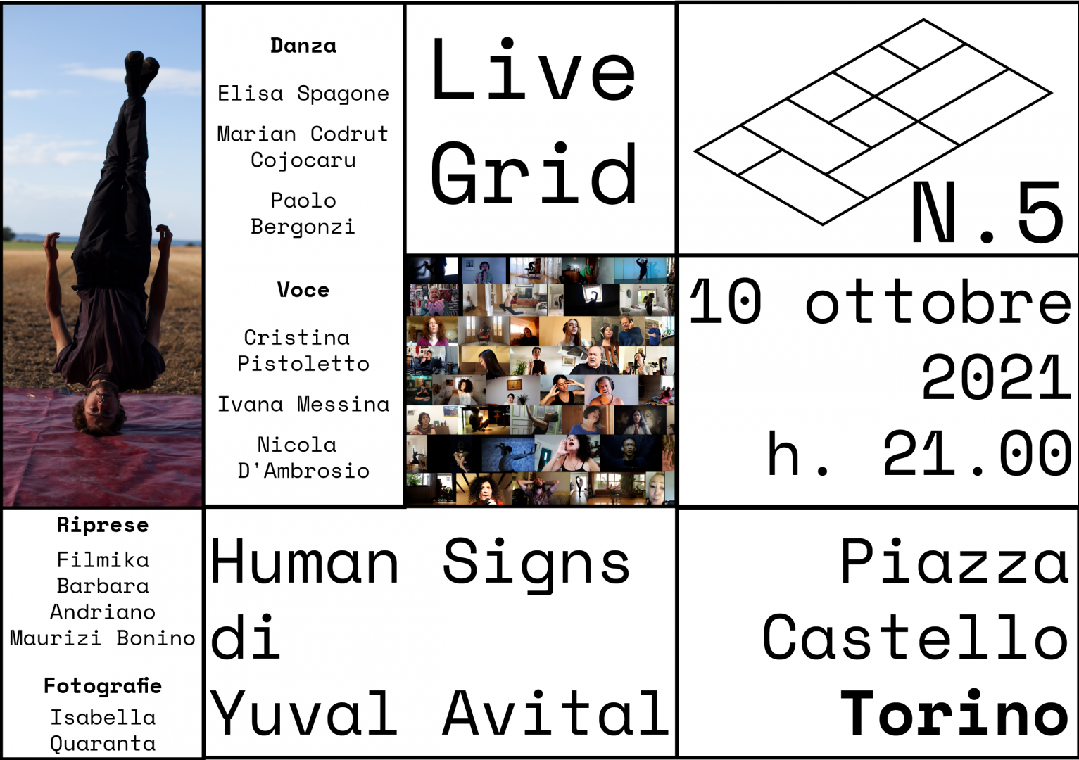 Read more about the article Human Signs LIVE GRID N.5 Turin on October 10th